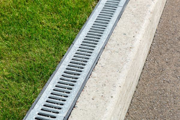 Courtyard Drain Installation in Oconomowoc